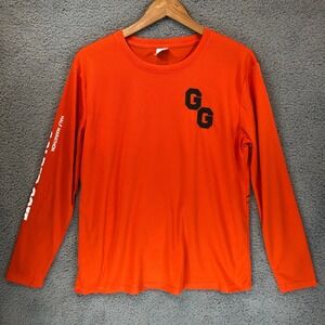 Always Advancing Golden Gate Half Marathon Orange Long Sleeve Running Shirt L